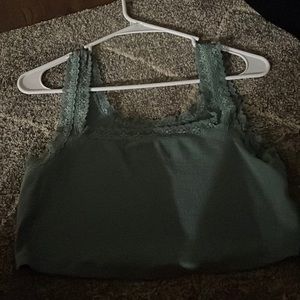 aeropostale green tiny tank